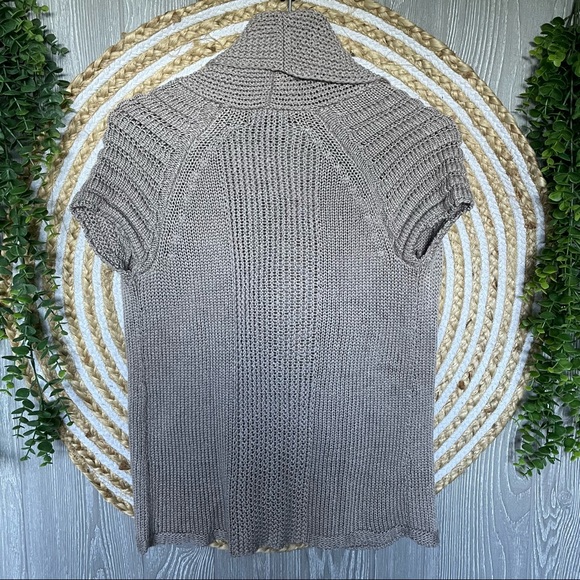 INC International Concepts Womens Short Sleeve Chunky Sweater Cardigan Size S - Picture 4 of 6